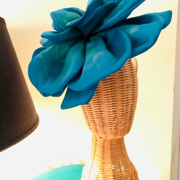 Kentucky Derby Hat Fascinator Christine A. Moore Luxury Design Royal Ascot Style - Picture 5 of 10